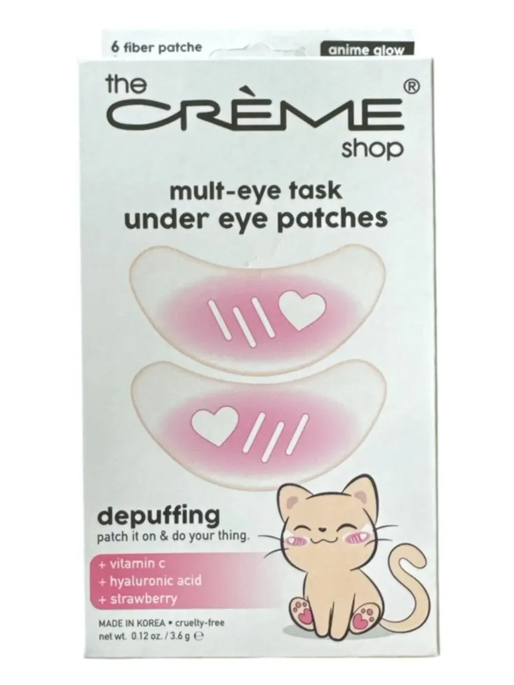 The Crème Shop Depuffing Multi-Eye Task Under Eye Patches Vit. C NIB